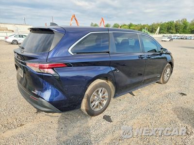 Trzecie zdjęcie samochodu z tyłu: 2021 TOYOTA SIENNA LE VIN:5TDKRKEC8MS054825 - miniatura