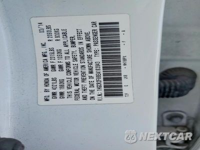 Zdjęcie 12 z 12 samochodu: 2014 HONDA ACCORD EXL VIN:1HGCR2F89EA193943 - miniatura