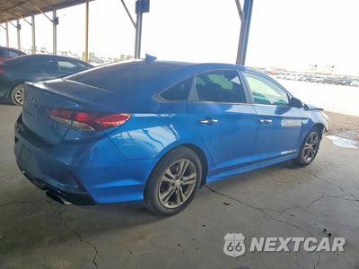 Trzecie zdjęcie samochodu z tyłu: 2018 HYUNDAI SONATA SEL VIN:5NPE34AF7JH621909 - miniatura