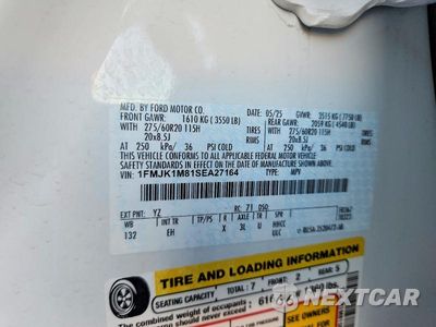 Zdjęcie 12 z 12 samochodu: 2025 FORD EXPEDITION MAX PLATINUM VIN:1FMJK1M81SEA27164 - miniatura