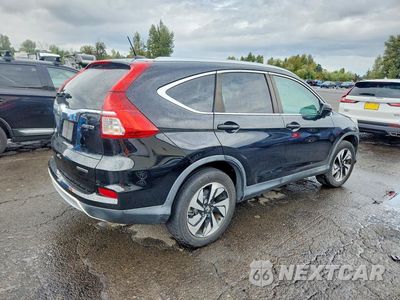 Trzecie zdjęcie samochodu z tyłu: 2015 HONDA CR-V TOURING VIN:5J6RM4H97FL108428 - miniatura