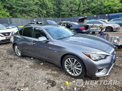 Czwarte zdjęcie samochodu z boku: 2018 INFINITI Q50 3.0T LUXE VIN:JN1EV7AP2JM361433 - miniatura