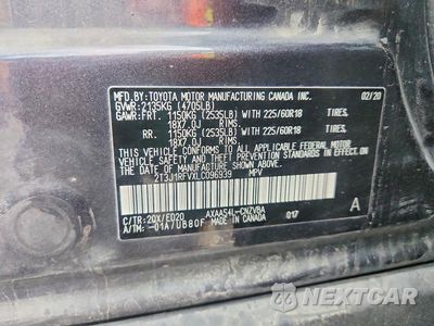 Zdjęcie 12 z 12 samochodu: 2020 TOYOTA RAV4 TRD OFF-ROAD VIN:2T3J1RFVXLC096939 - miniatura