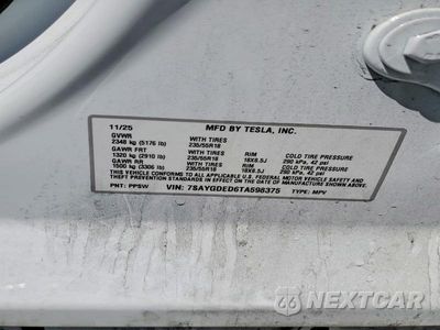 Zdjęcie 13 z 13 samochodu: 2026 TESLA MODEL Y VIN:7SAYGDED6TA598375 - miniatura