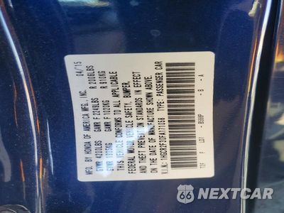 Zdjęcie 13 z 13 samochodu: 2015 HONDA ACCORD LX VIN:1HGCR2F30FA171058 - miniatura