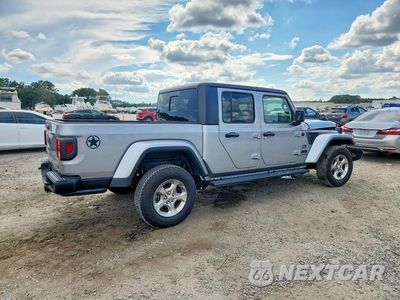 Trzecie zdjęcie samochodu z tyłu: 2021 JEEP GLADIATOR SPORT VIN:1C6HJTAG3ML558112 - miniatura