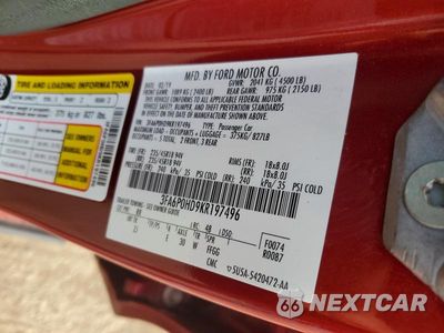 Zdjęcie 12 z 12 samochodu: 2019 FORD FUSION SE VIN:3FA6P0HD9KR197496 - miniatura