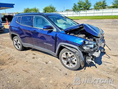 Czwarte zdjęcie samochodu z boku: 2019 JEEP COMPASS LIMITED VIN:3C4NJDCB7KT809606 - miniatura