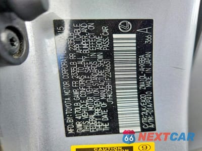 Zdjęcie 12 z 12 samochodu: 2015 LEXUS CT 200 VIN:JTHKD5BH1F2246631 - miniatura