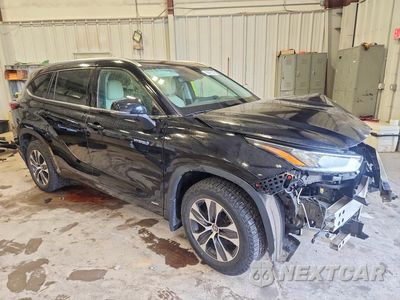 Czwarte zdjęcie samochodu z boku: 2020 TOYOTA HIGHLANDER HYBRID XLE VIN:5TDGBRCH3LS505398 - miniatura