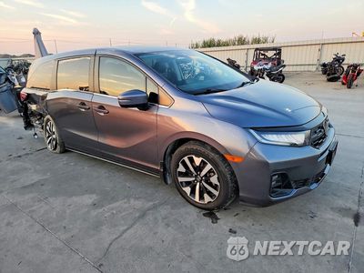 Czwarte zdjęcie samochodu z boku: 2025 HONDA ODYSSEY EXL VIN:5FNRL6H60SB015838 - miniatura
