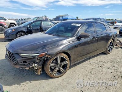 Trzecie zdjęcie samochodu z tyłu: 2025 HONDA ACCORD HYBRID SPORT-L VIN:1HGCY2F78SA072150 - miniatura