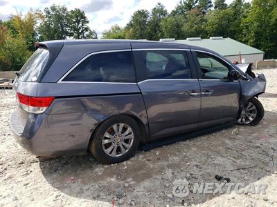 Trzecie zdjęcie samochodu z tyłu: 2015 HONDA ODYSSEY EX VIN:5FNRL5H46FB121564 - miniatura