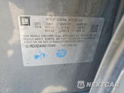 Zdjęcie 12 z 12 samochodu: 2017 CHEVROLET VOLT LT VIN:1G1RC6S5XHU176464 - miniatura