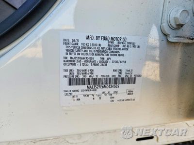 Zdjęcie 13 z 13 samochodu: 2021 FORD ECOSPORT S VIN:MAJ3S2FE6MC434505 - miniatura