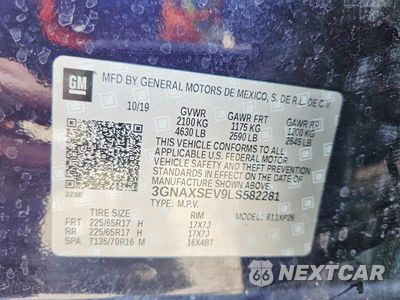 Zdjęcie 13 z 13 samochodu: 2020 CHEVROLET EQUINOX LS VIN:3GNAXSEV9LS582281 - miniatura