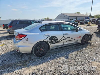 Trzecie zdjęcie samochodu z tyłu: 2014 HONDA CIVIC LX VIN:2HGFB2F52EH546970 - miniatura