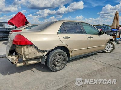 Trzecie zdjęcie samochodu z tyłu: 2007 HONDA ACCORD VALUE VIN:1HGCM56167A090792 - miniatura