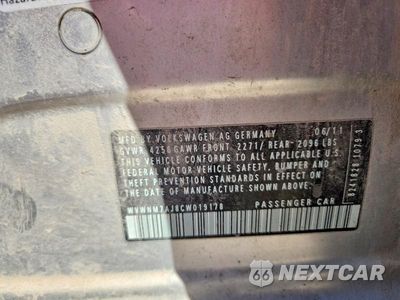 Zdjęcie 13 z 13 samochodu: 2012 VOLKSWAGEN GOLF VIN:WVWNM7AJ8CW019178 - miniatura