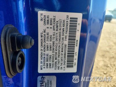Zdjęcie 12 z 12 samochodu: 2016 HONDA CIVIC TOURING VIN:2HGFC3B98GH355987 - miniatura