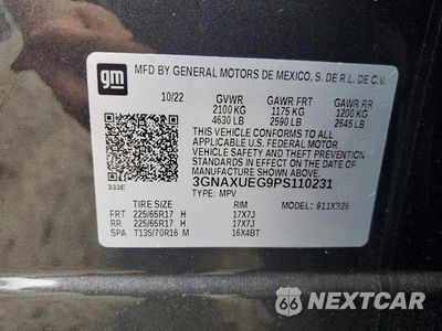 Zdjęcie 14 z 14 samochodu: 2023 CHEVROLET EQUINOX LT VIN:3GNAXUEG9PS110231 - miniatura