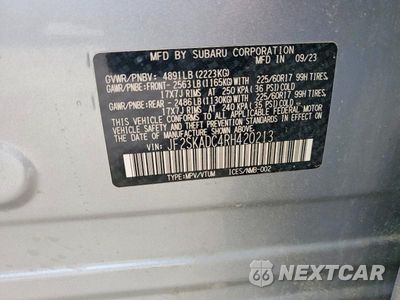Zdjęcie 13 z 13 samochodu: 2024 SUBARU FORESTER PREMIUM VIN:JF2SKADC4RH420213 - miniatura