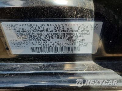Zdjęcie 13 z 13 samochodu: 2015 NISSAN VERSA NOTE SV VIN:3N1CE2CP0FL364081 - miniatura