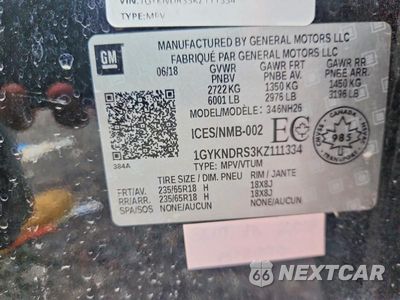 Zdjęcie 13 z 13 samochodu: 2019 CADILLAC XT5 LUXURY VIN:1GYKNDRS3KZ111334 - miniatura