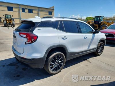 Trzecie zdjęcie samochodu z tyłu: 2024 GMC TERRAIN SLT VIN:3GKALPEG0RL390693 - miniatura
