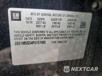 Zdjęcie 20 z 21 samochodu: 2015 CADILLAC XTS LUXURY COLLECTION VIN:2G61M5S34F9157495 - miniatura