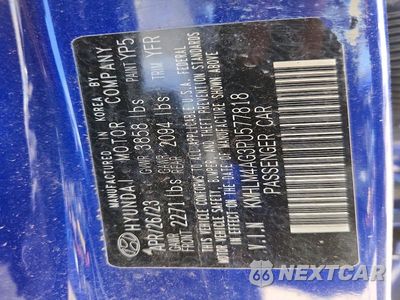 Zdjęcie 13 z 13 samochodu: 2023 HYUNDAI ELANTRA SEL VIN:KMHLM4AG3PU577818 - miniatura