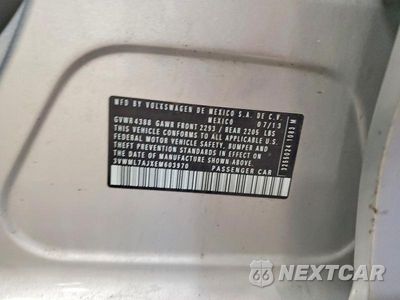 Zdjęcie 12 z 12 samochodu: 2014 VOLKSWAGEN JETTA TDI VIN:3VWML7AJXEM603970 - miniatura