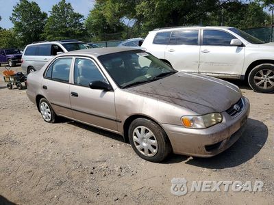 Czwarte zdjęcie samochodu z boku: 2002 TOYOTA COROLLA CE VIN:1NXBR12E72Z630778 - miniatura