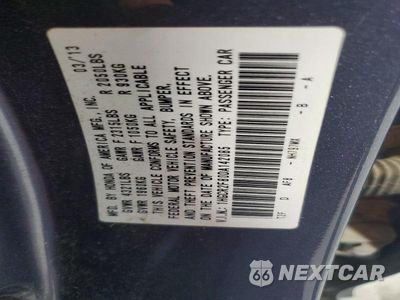 Zdjęcie 12 z 12 samochodu: 2013 HONDA ACCORD EXL VIN:1HGCR2F80DA142085 - miniatura