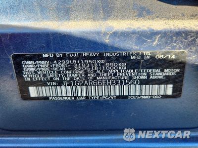 Zdjęcie 12 z 12 samochodu: 2014 SUBARU IMPREZA SPORT LIMITED VIN:JF1GPAR66EH331560 - miniatura