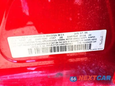 Zdjęcie 12 z 12 samochodu: 2006 VOLKSWAGEN JETTA GLI OPTION PACKAGE 2 VIN:3VWXJ71K16M638653 - miniatura