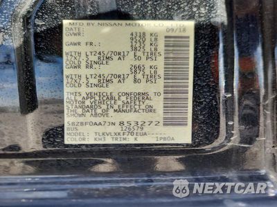 Zdjęcie 13 z 13 samochodu: 2018 NISSAN NV 3500 HD SV VIN:5BZBF0AA7JN853272 - miniatura