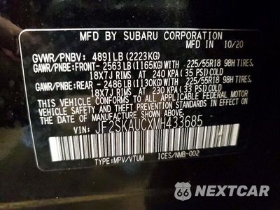 Zdjęcie 14 z 14 samochodu: 2021 SUBARU FORESTER LIMITED VIN:JF2SKAUCXMH433685 - miniatura