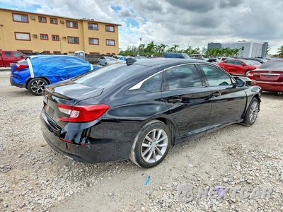 Trzecie zdjęcie samochodu z tyłu: 2021 HONDA ACCORD LX VIN:1HGCV1F19MA120482 - miniatura