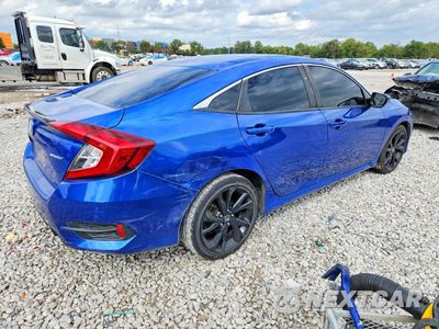 Trzecie zdjęcie samochodu z tyłu: 2021 HONDA CIVIC SPORT VIN:19XFC2F88ME003400 - miniatura