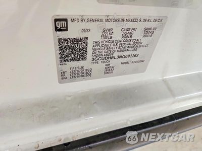 Zdjęcie 12 z 12 samochodu: 2022 CHEVROLET SILVERADO K1500 ZR2 VIN:3GCUDHEL3NG691163 - miniatura