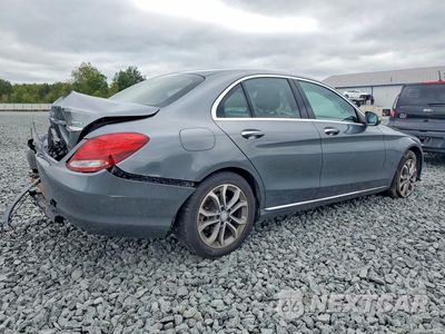 Trzecie zdjęcie samochodu z tyłu: 2017 MERCEDES-BENZ C 300 4MATIC VIN:55SWF4KB2HU186859 - miniatura