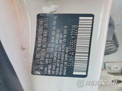 Zdjęcie 13 z 13 samochodu: 2005 BMW X5 3.0I VIN:5UXFA13535LY22218 - miniatura