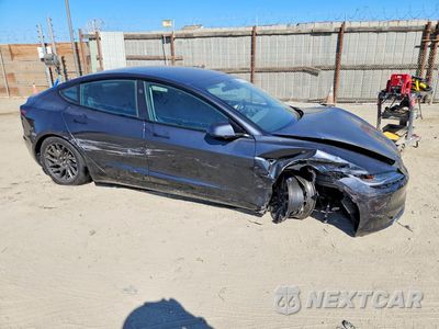 Czwarte zdjęcie samochodu z boku: 2025 TESLA MODEL 3 VIN:5YJ3E1EA2SF943095 - miniatura