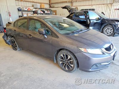 Czwarte zdjęcie samochodu z boku: 2015 HONDA CIVIC EX VIN:19XFB2F8XFE074796 - miniatura