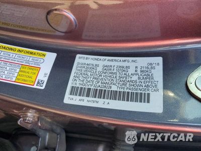 Zdjęcie 12 z 12 samochodu: 2018 HONDA ACCORD SPORT VIN:1HGCV1F32JA228228 - miniatura