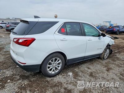 Trzecie zdjęcie samochodu z tyłu: 2021 CHEVROLET EQUINOX LT VIN:2GNAXKEV3M6102817 - miniatura