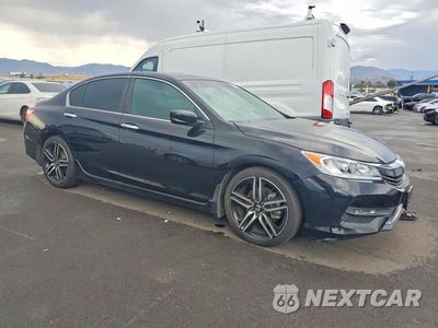 Czwarte zdjęcie samochodu z boku: 2017 HONDA ACCORD SPORT SPECIAL EDITION VIN:1HGCR2F13HA258521 - miniatura