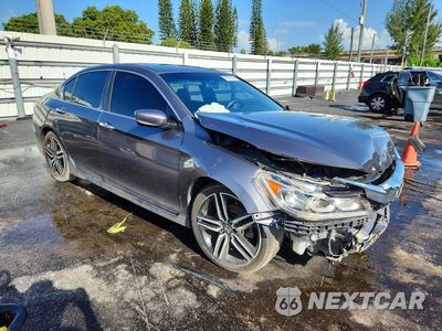 Czwarte zdjęcie samochodu z boku: 2017 HONDA ACCORD SPORT SPECIAL EDITION VIN:1HGCR2F10HA299723 - miniatura