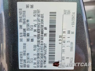 Zdjęcie 13 z 13 samochodu: 2018 FORD ESCAPE S VIN:1FMCU0F76JUC73617 - miniatura